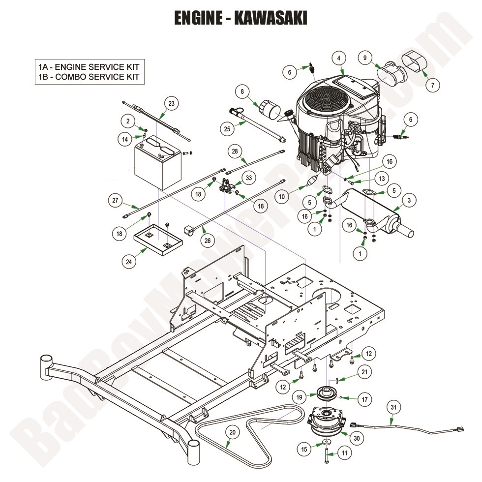 2024 ZT Avenger Engine - Kawasaki FR691
